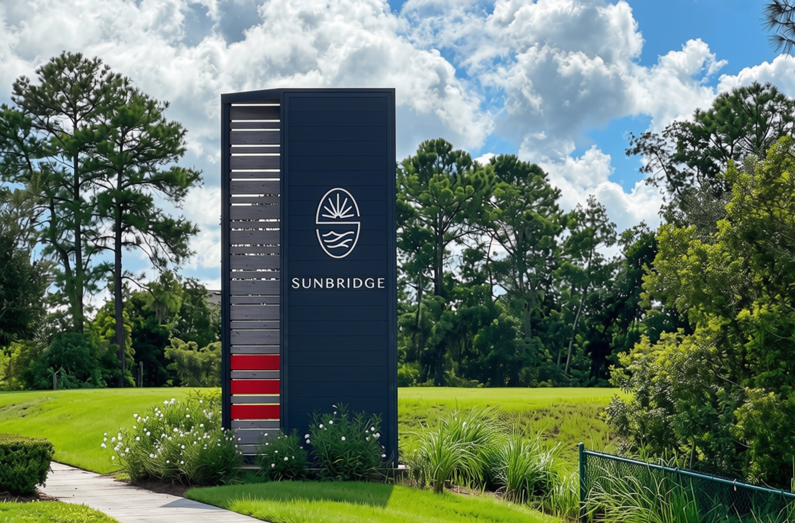 Sunbridge entrance monument sign